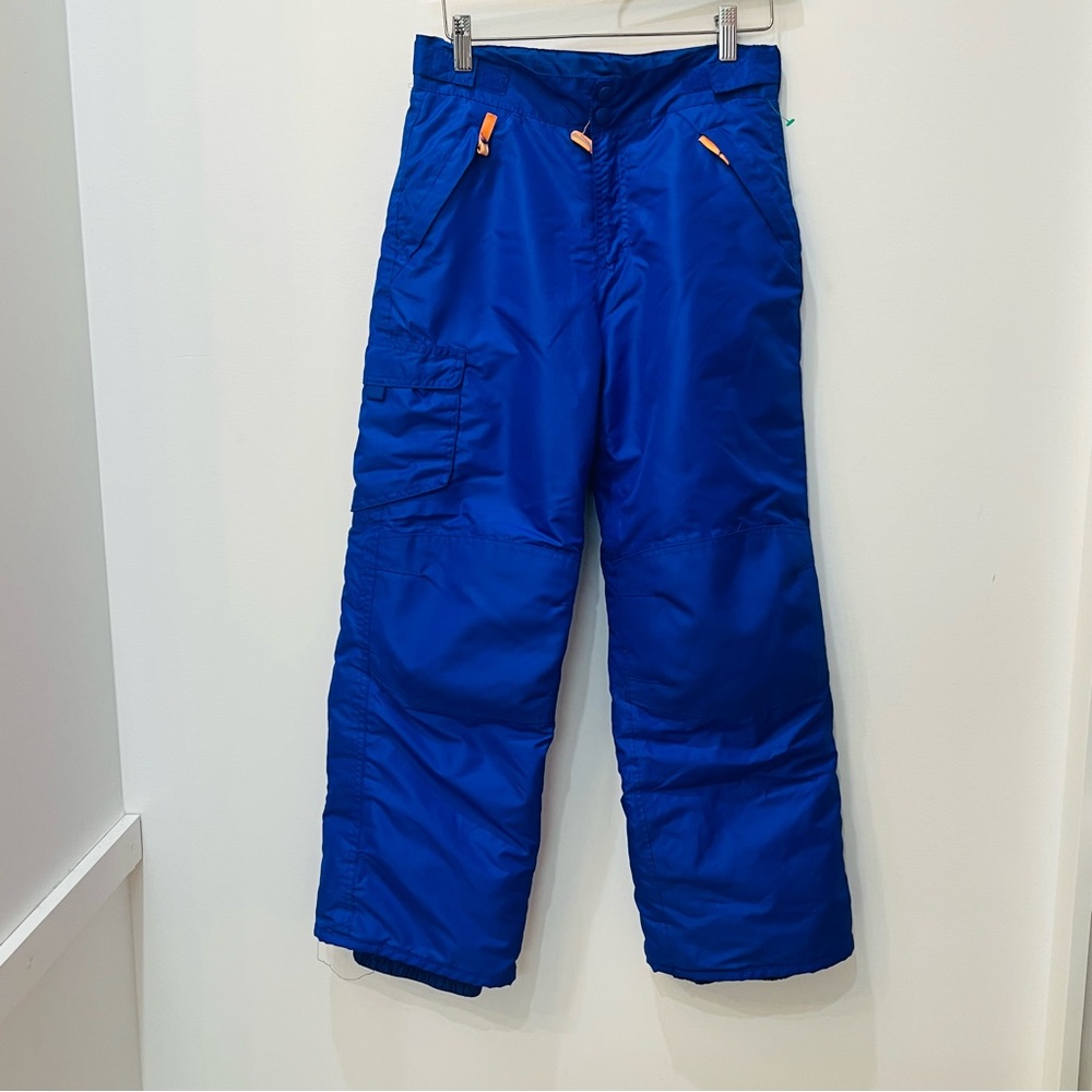 Champion Royal Blue Water Resistant Insulation Snow Pants sz Large 12-14